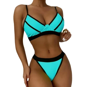 Customized Fashion Swimsuit for Summer Swimming Suits Woman Bikini 2 Piece Beachwear