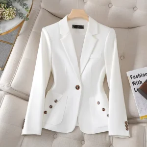 Customized Plus Size Women’s Single Button Blazer Trendy Casual Office Wear Women’s Suits Blazer