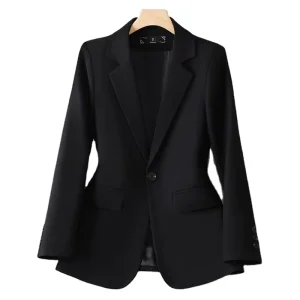 Customized Suit Solid Color Single Button Office Casual Women’s Suit Slim Temperament Women’s Blazer