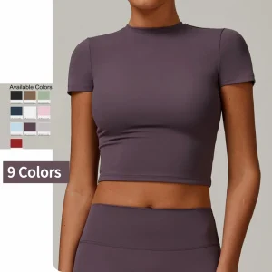 Customized Tee for Women Basic Casual Crew Neck Short Sleeve T shirt