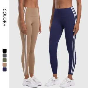 Customized Women’s Yoga Pants Elastic Waist Tummy Control Scrunch Butt Lift Workout Running Legging Tights Solid Pattern