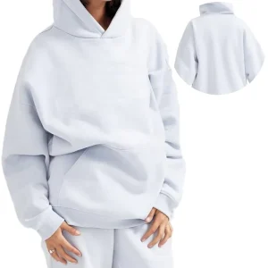 Design High Quality Oversized Pullover Blank Female Hoodie Sweatshirt Custom Print Gym Sports Cotton Women’s Hoodie