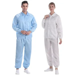ESD Safety Workwear Anti static Clothing ESD Jacket Pants Cleanroom Suit Cleanroom Clothing For Food Procession Laboratory