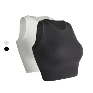 EXREVE Women’s Plus Size Seamless Shapewear Vest Breathable Stretch Yoga Top Comfortable Underwear
