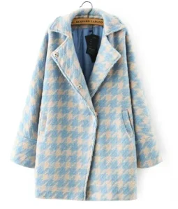 EY0573C New Fashion Women Trench Coat Winter Coat With Belt Wool Women’s Coats