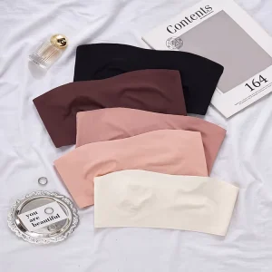 Elegant Comfortable and Sexy Non wire Women’s Bra with Anti slip Strips