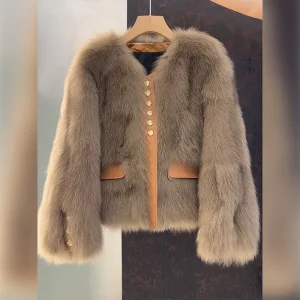 European American Cross border Foreign Trade Autumn Winter Short Coat Women’s New Style Maternity Slim