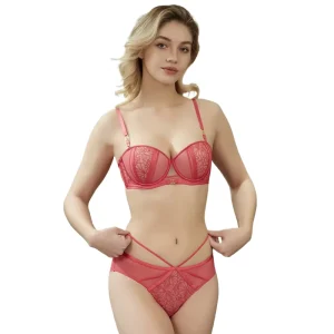 European and American Style New Underwire Push Up Bra Sexy Lace Bra Plus Size Women’s Bra Set In Stock