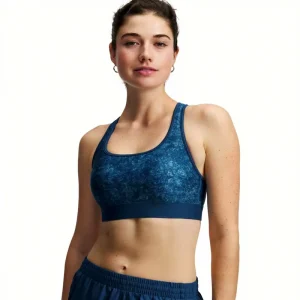 FH Women’s High Quality Spandex Nylon Sports Bra Custom Logo Breathable Quick Dry Workout Yoga Activewear Plaid Custom