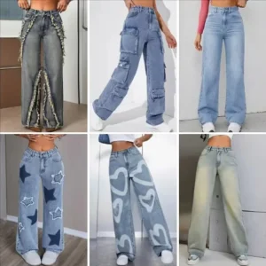 Factory Clearance Stretch Slim Fit Jeans Women’s Bell Bottom Pants Fashion Casual Pants Mixed Shipment
