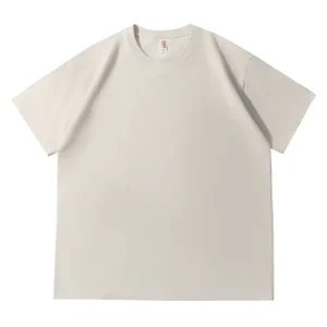 Factory Direct Knitted 100% Cotton Breathable Anti-Wrinkle Short Sleeve T-shirt Blank Men’s Women’s 230g Weight Not Bottoming