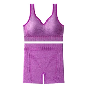 Factory Direct Sales Women’s Sports Bra Suit Yoga Running Sweat-absorbent Breathable High-elastic Vest Quick-drying Sportswear