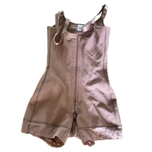 Factory Direct Sell Complete Compression Body Shaper With Zipper and Suspenders for Women