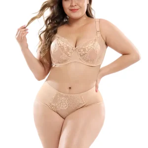 Factory Lace Sexy Women’s Lingerie Ladies Bra Solid Colorful Panty Plus Size Women’s Underwear