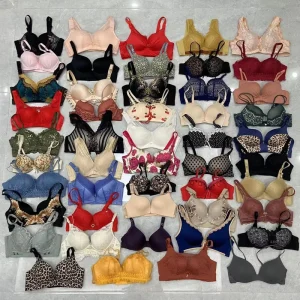 Factory Leftover Women’s Bras With No Steel Rings and Multiple Mixed Underwear Matched Backless Bras With Steel Rings