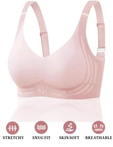 Factory Sale Solid Wireless Push-up Breast Stretch Comfort Bonded Jelly Bra Custom Sexy U-Shape Design Breath Seamless Lingerie