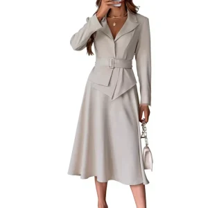 Fall Winter New European American Style Cross Border Elegant Solid Color Women’s Polyester Anti Wrinkle Velour Suit Set