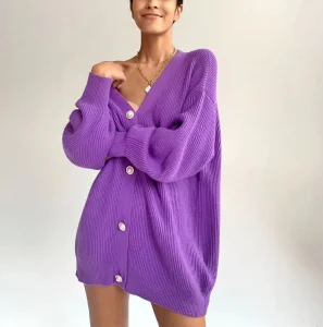 Fashion Designer Big Size Sweater Ladies Cardigan for Women
