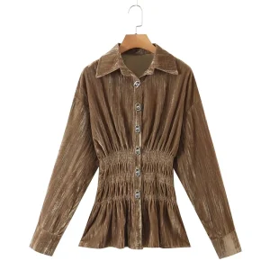 Fashion Latest Women’s Winter Long Sweater Smocking Waist Clothing