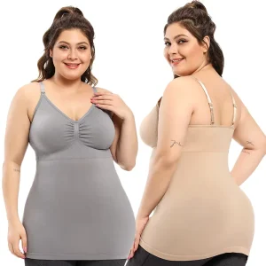 Fashion Slim Vest Stretch Pregnant Breastfeeding Tops for Women Plus Size Maternity Clothes