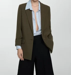 Fashion Spring Autumn Ladies Blazer Suit Elegant Solid Color Lapel Collar Slim Fit Jackets Office Blazer for Women