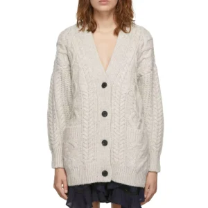 Fashion Thick Winter Custom V Neck Women Fashion Knitwear Sweater Unisex Knitted Cardigan