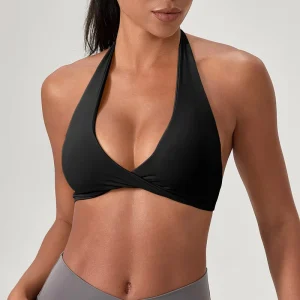 Fengya Manufacture Women’s Sexy Wireless Sports Bra U Neck Back Enhancing Design Plus Size High Support for Yoga