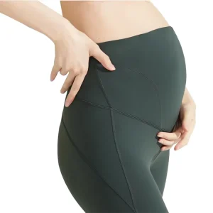 Fitness Workout Maternity Wear Comfortable Plus Size Womens Pregnant Legging Fleece Breathable Summer