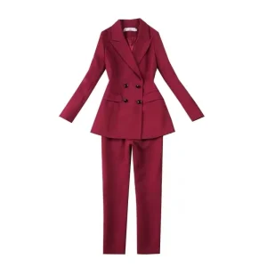 Formal Wear Ladies Business Suit Women Suits Ladies Coat Pant Suits