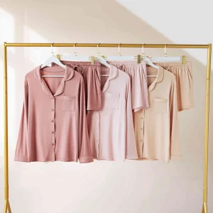 Fung 8005 Customizable Modal Pajama Set Women’s Sleepwear Set Pyjama Ladies Pj Set Pijamas Soft Loungewear