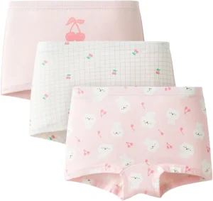 Girl Soft Spandex Cotton Boy Shorts Breathable Quick Dry Underwear Panties