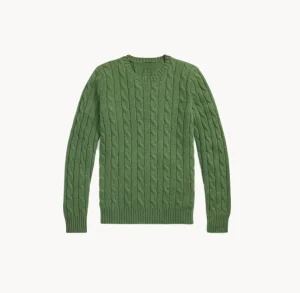 Girl’s Cashmere Pattern Knit Sweater Round Neck Jacquard Pullover Wool Knitwear