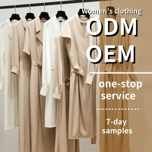 Guangzhou Verified Factory Women’s Custom Made Casual Knee Length A Line Crocheted Worsted Dresses