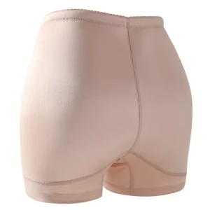 HC6218 Full Hip Buttock Lifting Mid Rise Women’s Sponge Insert Pad Body Shaping Panties with Waist Logo