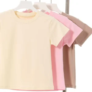 Heavy Cotton Tight Fit Baby Tees Woman Custom t Shirt Stretch Slim Fit Baby Tees Women Y2k Women’s Short Sleeve Top Baby Tee