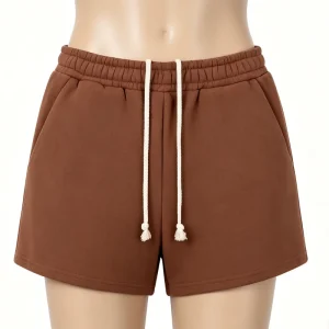 High GSM Premium Cotton Women Shorts Soft Breathable Casual Shorts