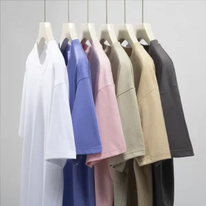 High Quality 230g 100%cotton Heavyweight Women’s Oversized Print Gym Casual Pure Color Jersey T shirt