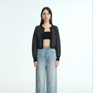 High Quality Cotton Knitted Women’s Long Cardigans O Neck Casual Sweaters Autumn Winter Women’s Sweaters
