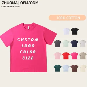 High Quality Custom t Shirt Heavyweight Streetwear Oversized T shirt Branded Personnalisé Graphic Women’s T shirts