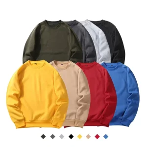 High Quality Plain Blank Printed Crew Neck Custom Logo Print Women’s Hoodies Sweatshirts Professional Manufacture