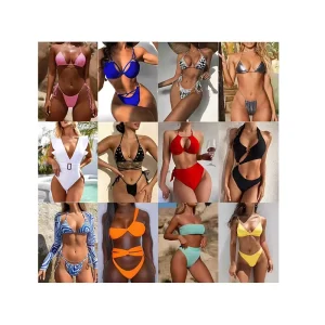 High Quality Polyester Women’s Sexy Bikini Swimsuits for Young Girls Fashion Design Swimwear