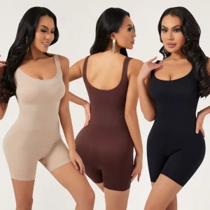 High Quality Seamless Full Body Shaper Plus Size Shaper Women’s Tummy Tightener Butt Lifter Bodysuit