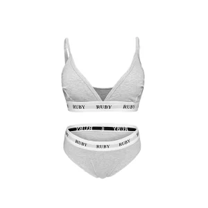 High Quality Wire Free Push up Custom Logo Men’s Women’s Underwear Set Includes Briefs Boxers Bikinis Seamless Bra Set