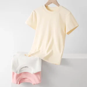 High Quality Women’s Casual T Shirts Round Neck Custom T Shirt Breathable Screen Printing Soft Cotton Spandex T Shirt for Women