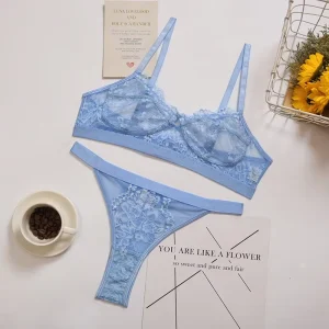 High Quality Women’s Sexy Bra Panty Set Plus Size Bras