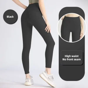High Stretch Sexy Women’s XL Yoga Pants Breathable Polyester Spandex High Waist Compression Techniques Ankle Legging Running Gym