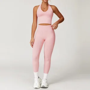 High Waist Butt Lift Women’S Activewear Suits Sport Gym Athletic Fitness One Piece Workout Yoga Set