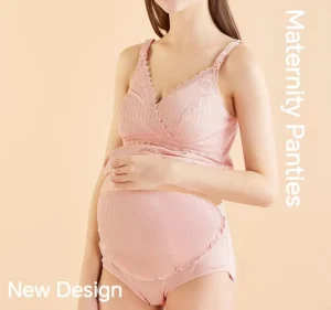 High Waist Cotton Maternity Panties for Pregnant Women Abdominal Support Full Cover 5A Class Anti bacterial Underwear