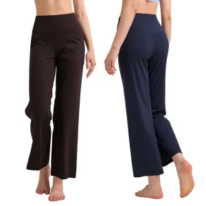High Waist Plus Size Loose Women’s Sports Yoga Pants Casual Breathable Wide Leg Design for Daily Exercise & Yoga