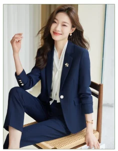 High-end Women’s Suit Set New Style for Spring and Autumn Fashionable Elegant Goddess-like Professional Attire Work Clothes